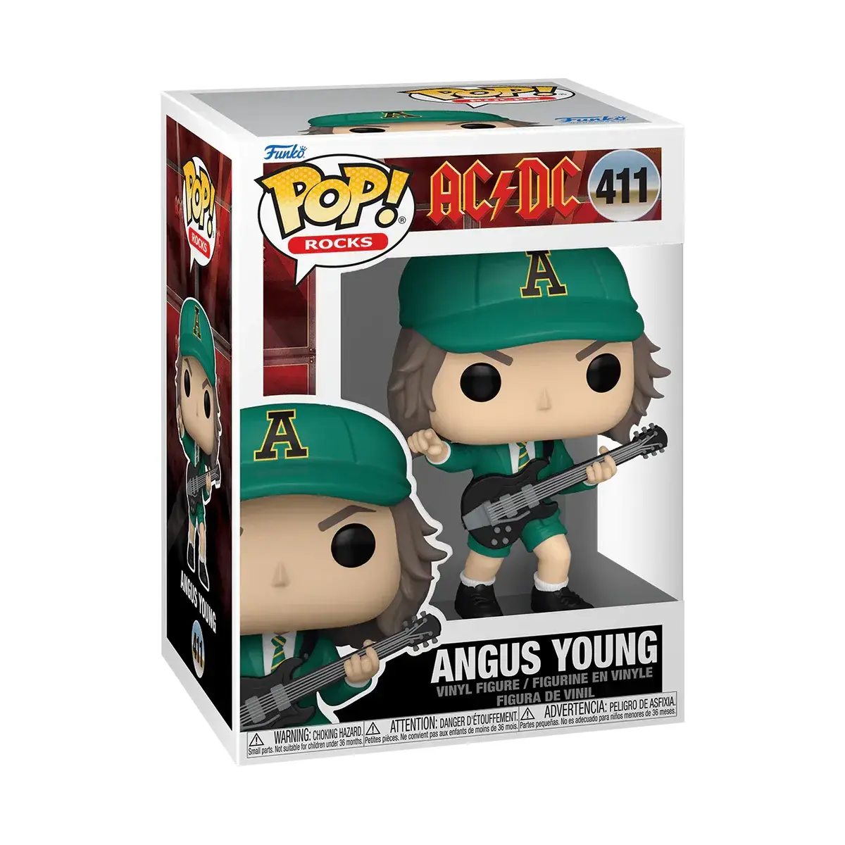 Фигурка Funko Pop! Rocks: AC/DC - Angus Young (Green) #411 - image 1