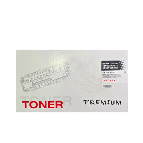 CARTUȘ PENTRU LEXMARK MS321/MS421/MS521/MS621/MS622/MX321/MX421/MX521/MX522/MX622 - Negru - 56F2000 - /562/ - PN LT-MS/MX321/421 - NEOMAX - 1