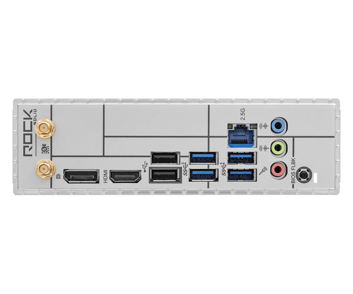 ASROCK MB B850M Rock WiFi 7, AM5, 2x DDR5, 1x PCIe 5.0 x16, 1x PCIe 3.0x16, 1x Blazing M.2, 1x Hyper M.2, 4x SATA3, RAID 0, 1, 10, 7.1 CH HD Audio, 1x HDMI, 6x USB 3.2, 5x USB 2.0, 1x USB-C, 2.5G LAN, 2x Wi-Fi 6E, BT, 1x HDMI, 1x DP, mATX - image 3