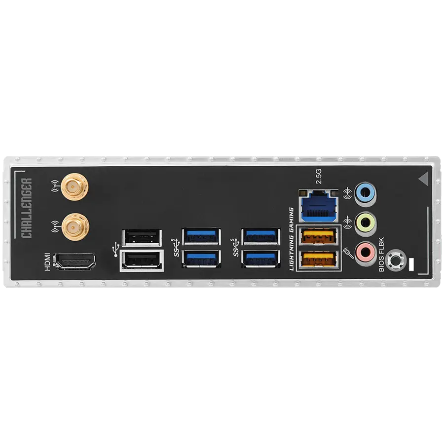 ASROCK MB B850M Challenger WiFi, AM5, 4x DDR5, 1x PCIe 5.0 x16, 1x PCIe 4.0x1, 1x PCIe 4.0x16, 1x Blazing M.2, 1x Hyper M.2, 4x SATA3, RAID 0, 1, 10, 7.1 CH HD Audio, 1x HDMI, 9x USB 3.2, 5x USB 2.0, 1x USB-C, 2.5G LAN, 2x Wi-Fi 7, BT, 1x HDMI, mATX - image 4
