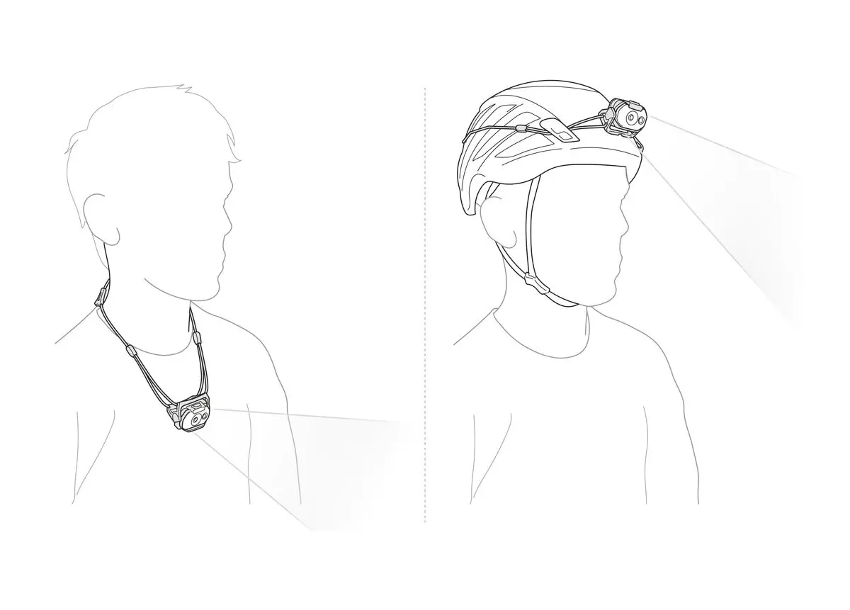 Челник PETZL SWIFT® LT, 380 Лумена, Черен - image 1