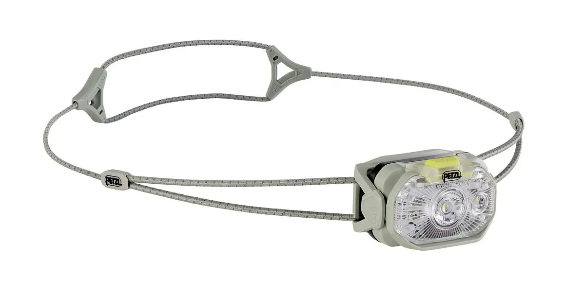 Lanternă frontală PETZL SWIFT® LT, 380 Lumeni, Deșert/Verde