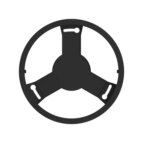 ЧЕРНА РАМКА ЗА LED ЛУНА ОТКРИТ МОНТАЖ DL IP44 FRAME DN 190 BK LEDVANCE - image 2