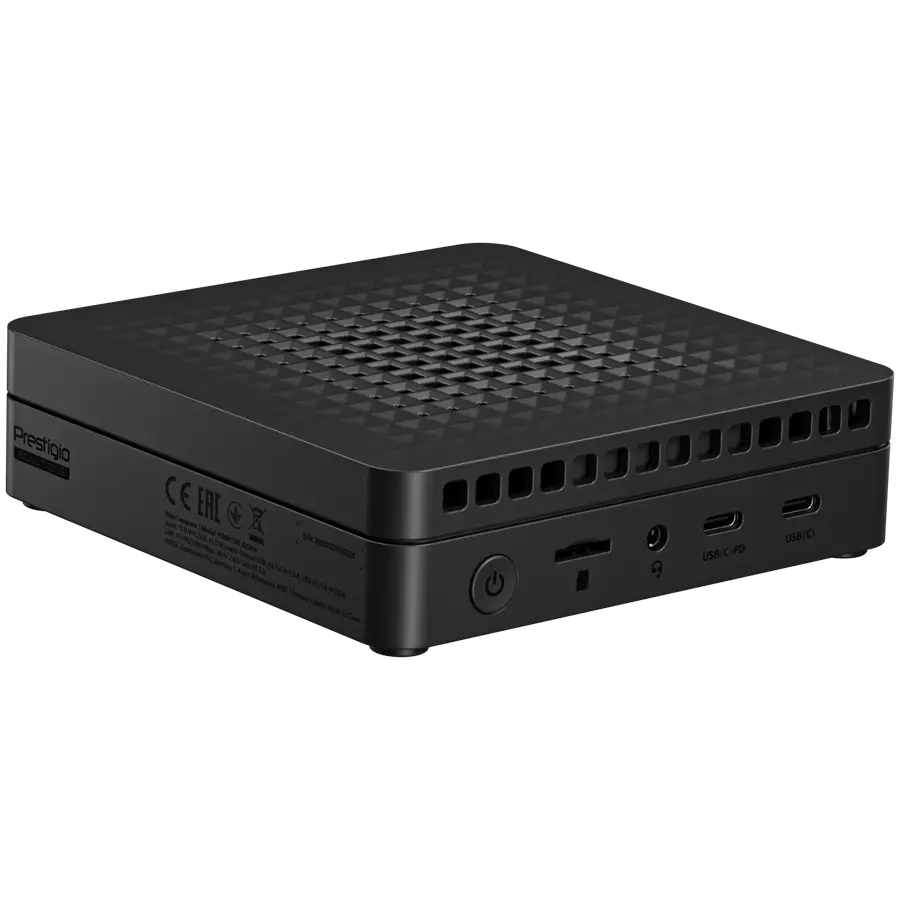 Alder lake N100,8GB+256GB,so-dimm*1,1x SSD-M.2 2280, Wifi6,1xMicroTFCard upto 512GB,5xUSB3.2gen1,1xCombo Jack,1xDCpower connector;2x HDMI1.4Type A,1xType-C data only,1xType-CFull fuction,1x RJ45,fTPM2.0 firmware,VESA mount with screws x1,Linux Ubuntu
