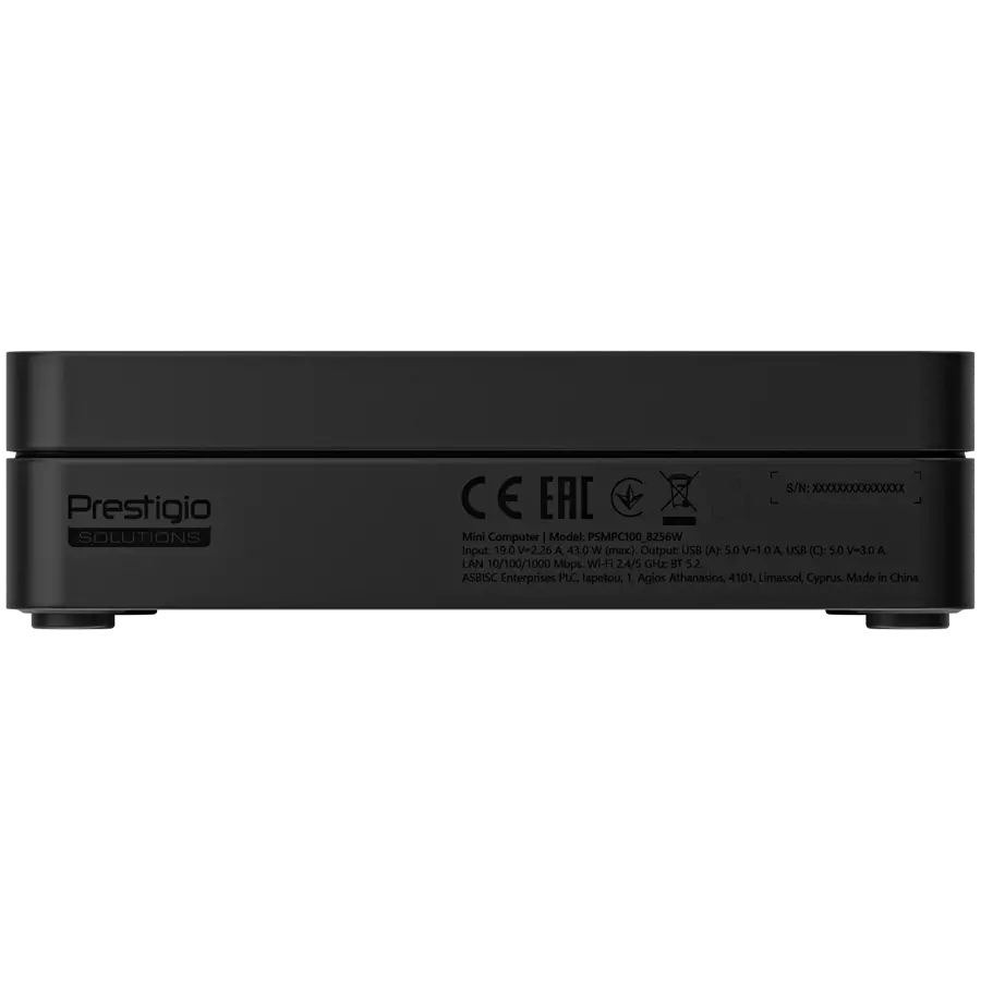 Alder lake N100,8GB+256GB,so-dimm*1,1x SSD-M.2 2280, Wifi6,1xMicroTFCard upto 512GB,5xUSB3.2gen1,1xCombo Jack,1xDCpower connector;2x HDMI1.4Type A,1xType-C data only,1xType-CFull fuction,1x RJ45,fTPM2.0 firmware,VESA mount with screws x1,Linux Ubuntu - image 2