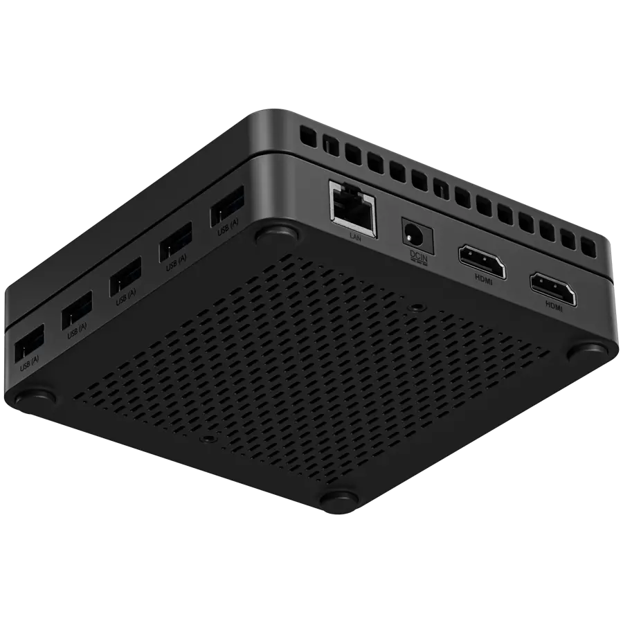 Alder lake N100,8GB+256GB,so-dimm*1,1x SSD-M.2 2280, Wifi6,1xMicroTFCard upto 512GB,5xUSB3.2gen1,1xCombo Jack,1xDCpower connector;2x HDMI1.4Type A,1xType-C data only,1xType-CFull fuction,1x RJ45,fTPM2.0 firmware,VESA mount with screws x1,Linux Ubuntu - image 5