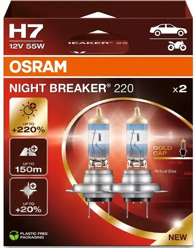 АВТОМОБИЛНА ЛАМПА 64210NB220 H7 55W 12V PX26D BOX OSRAM - image 1