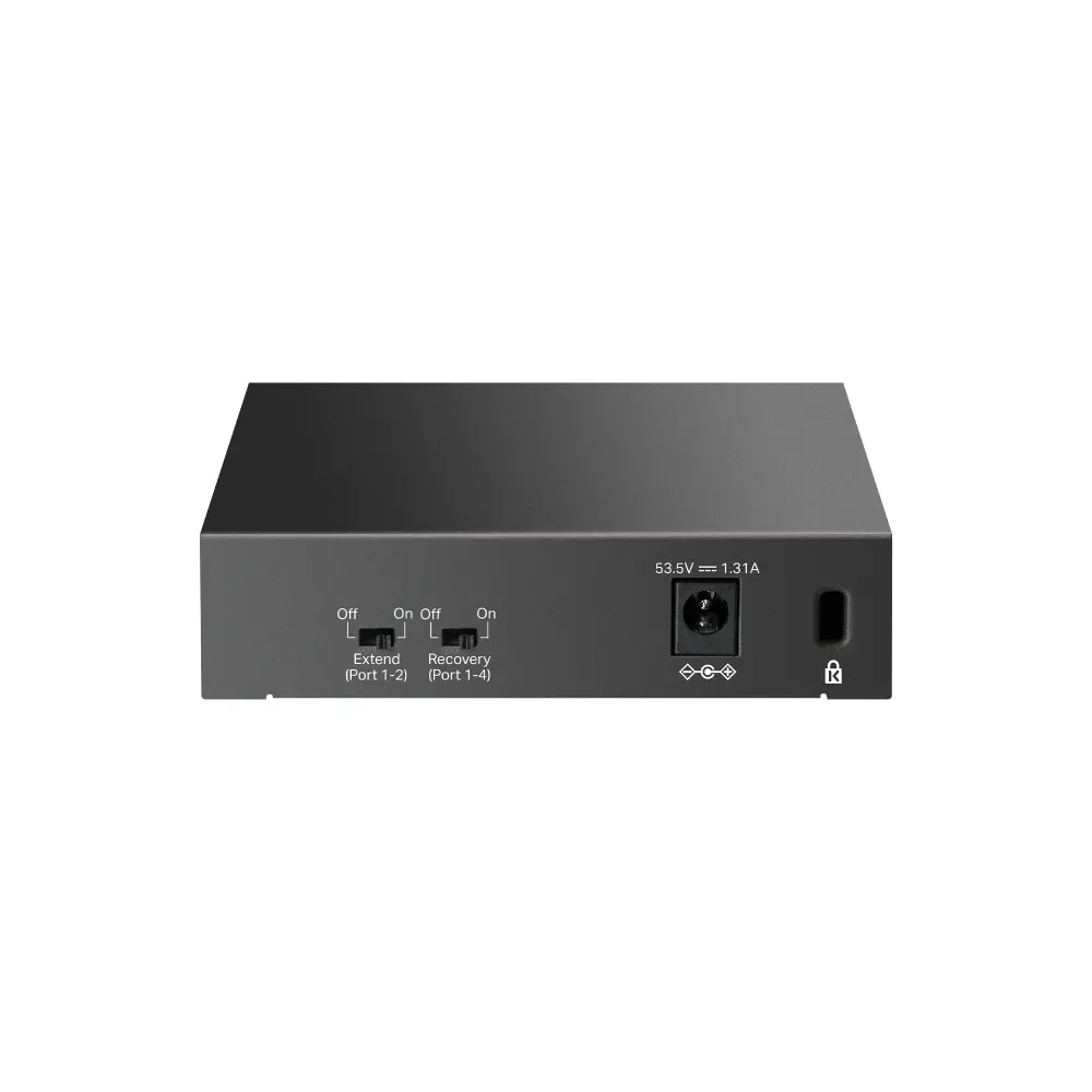 Switch TP-LINK LS105GP, 5 θύρες Gigabit με 4 PoE+, μεταλλικό, desktop - image 1