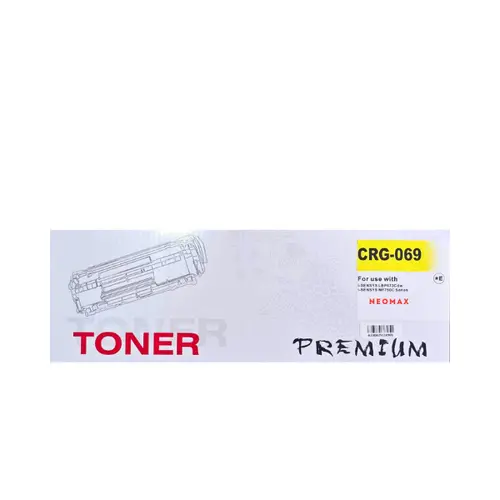 ΤΟΝΕΡ ΓΙΑ CANON i-SENSYS LBP673 series/i-SENSYS MF752/MF754 Series - 5091C002AA - Κίτρινο - ΧΩΡΙΣ ΤΣΙΠ - CRG069Y (CRG-069Y) - PN CT-CRG069Y - NEOMAX - 1