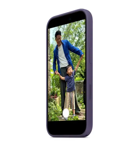 Калъф, Apple iPhone 17 Silicone Case with MagSafe - Purple Fog - image 6