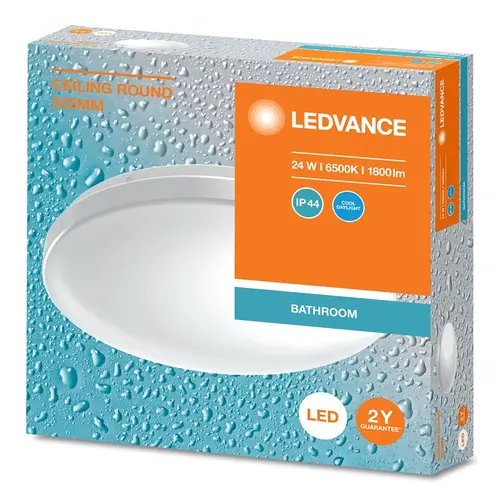 LED ЛАМПА CEILING ROUND 325 24W 865 IP44 LEDVANCE - image 1
