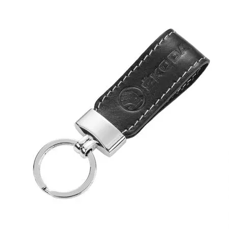 Мъжки комплект химикалка, портфейл и ключодържател Auto Set с логото на Skoda - image 8