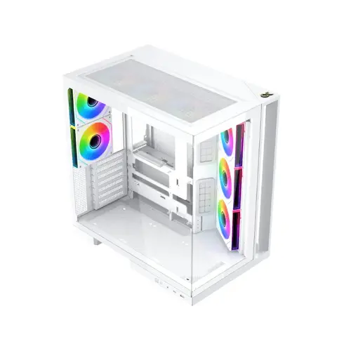 Xigmatek кутия Case ATX - Aqua 7 Arctic - 8 ARGB Fans, USB-C - image 1