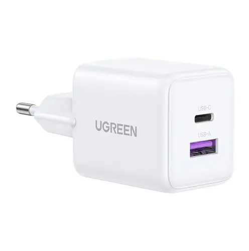 ЗАРЯДНО УСТРОЙСТВО X516 220V 1xUSB-C 1xUSB A 30W mini UGREEN - БЯЛО - image 4