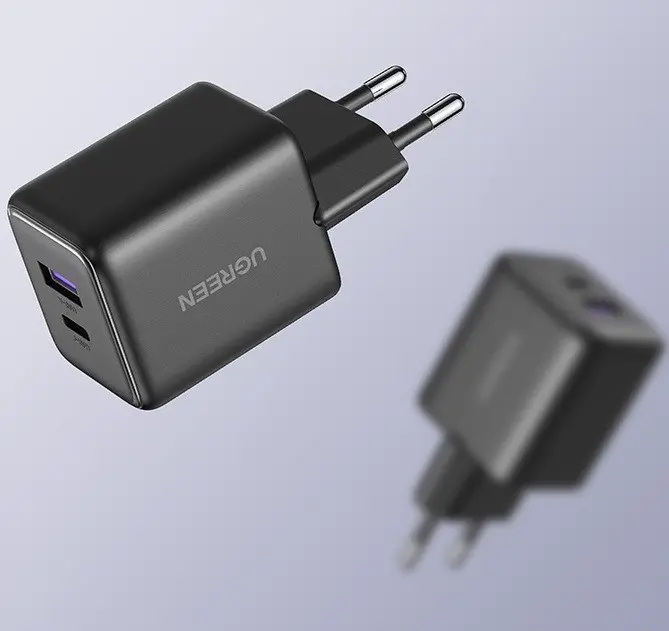 ЗАРЯДНО УСТРОЙСТВО X516 220V 1xUSB-C 1xUSB A 30W mini UGREEN - ЧЕРЕН - image 1
