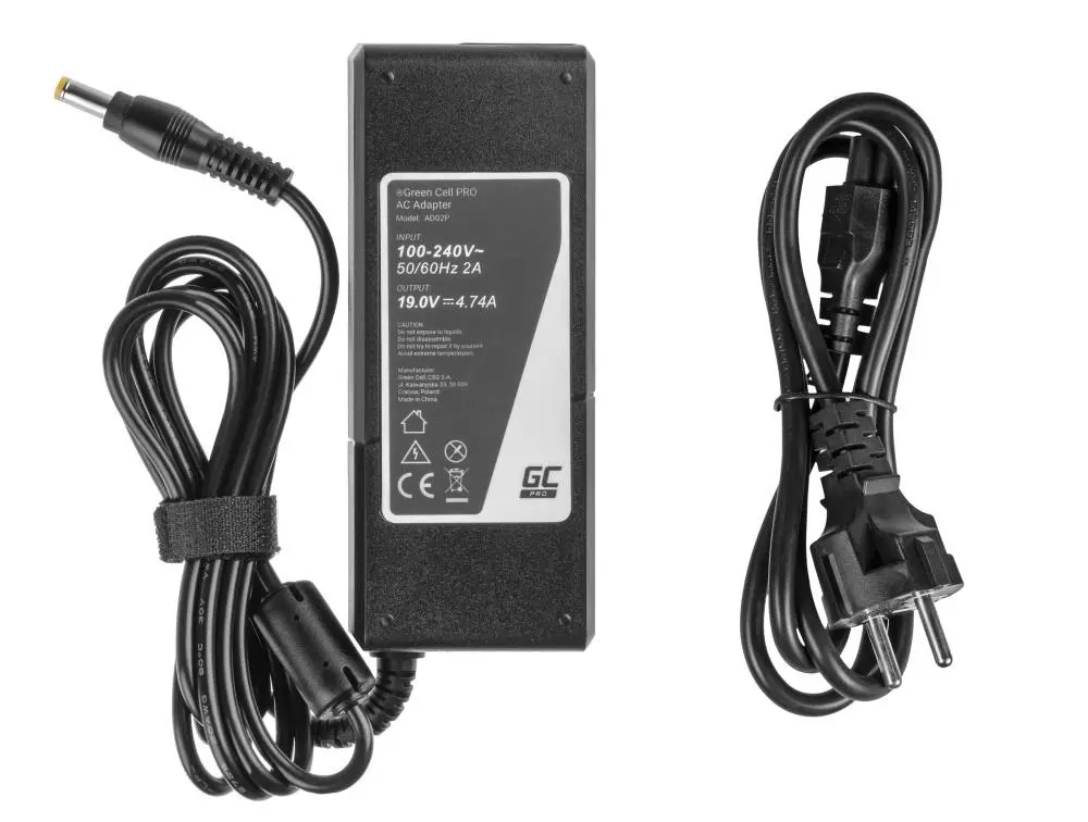 Захранване за лаптоп GREEN CELL, PRO Charger / AC Adapter 19V 4.74A 90W for Acer 5,5mm- 1,7mm - image 3