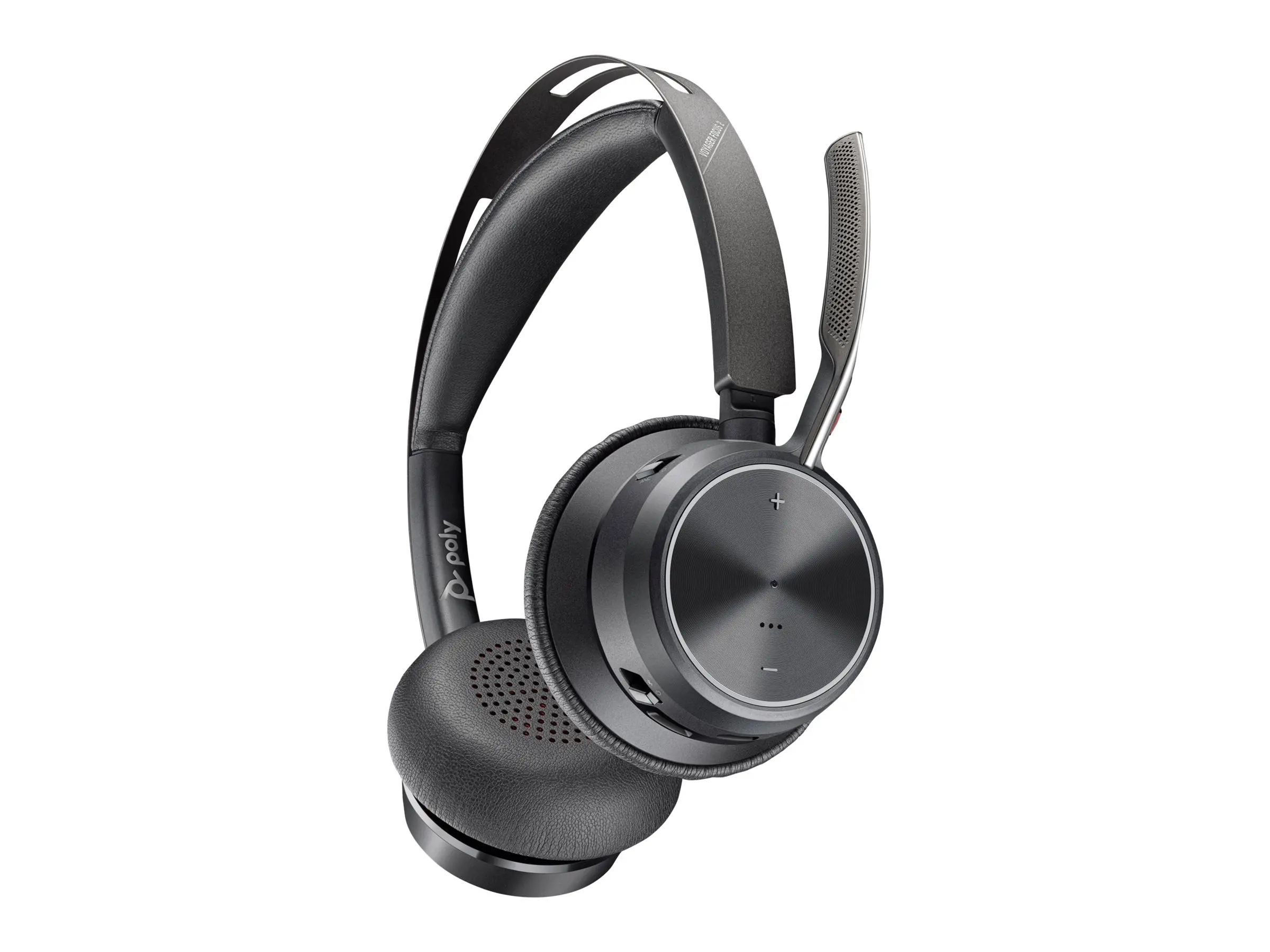 HP Poly Voyager Focus 2 USB-C BT Headset +USB-C/A Adapter +Charging Stand - image 4
