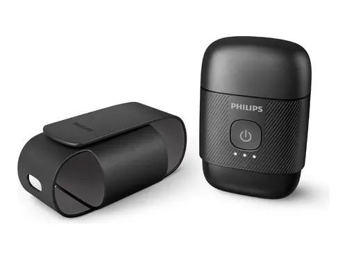 PHILIPS Компактна Електрическа самоpcъсначка series 500 за сухо и мокро бръснене Lift & Cut Ножчета SteelPrecision калъф