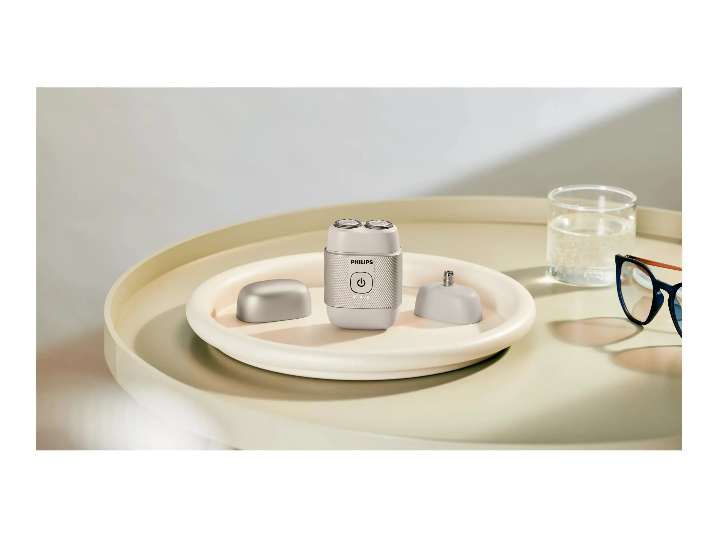 PHILIPS Компактна Електрическа самоpcъсначка series 500 за сухо и мокро бръснене Lift & Cut Ножчета SteelPrecision калъф - image 5