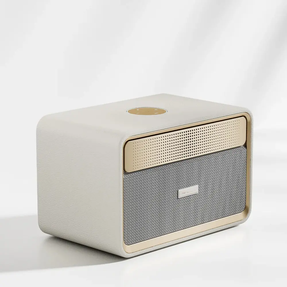 Тонколони, HiFuture Passion X Latte, 100W Output (Max.Power), Built-in Powerful DSP with DynaBoost Technology, Crafted Wood Cabin, Wireless 5.4, Two-Way Full Range Speaker System, Built-in 8000mAh High-Performance Battery System, Pair to Stereo Sound System (TWS Mo