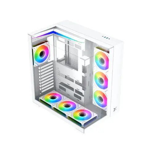 Xigmatek кутия Case ATX - Aqua V Arctic (H23A) - 7 ARGB Fans - image 1