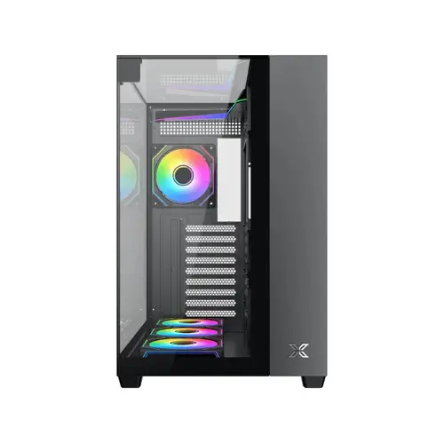 Carcasă Xigmatek ATX - Aqua V (H23A) - 7 ventilatoare ARGB - 3
