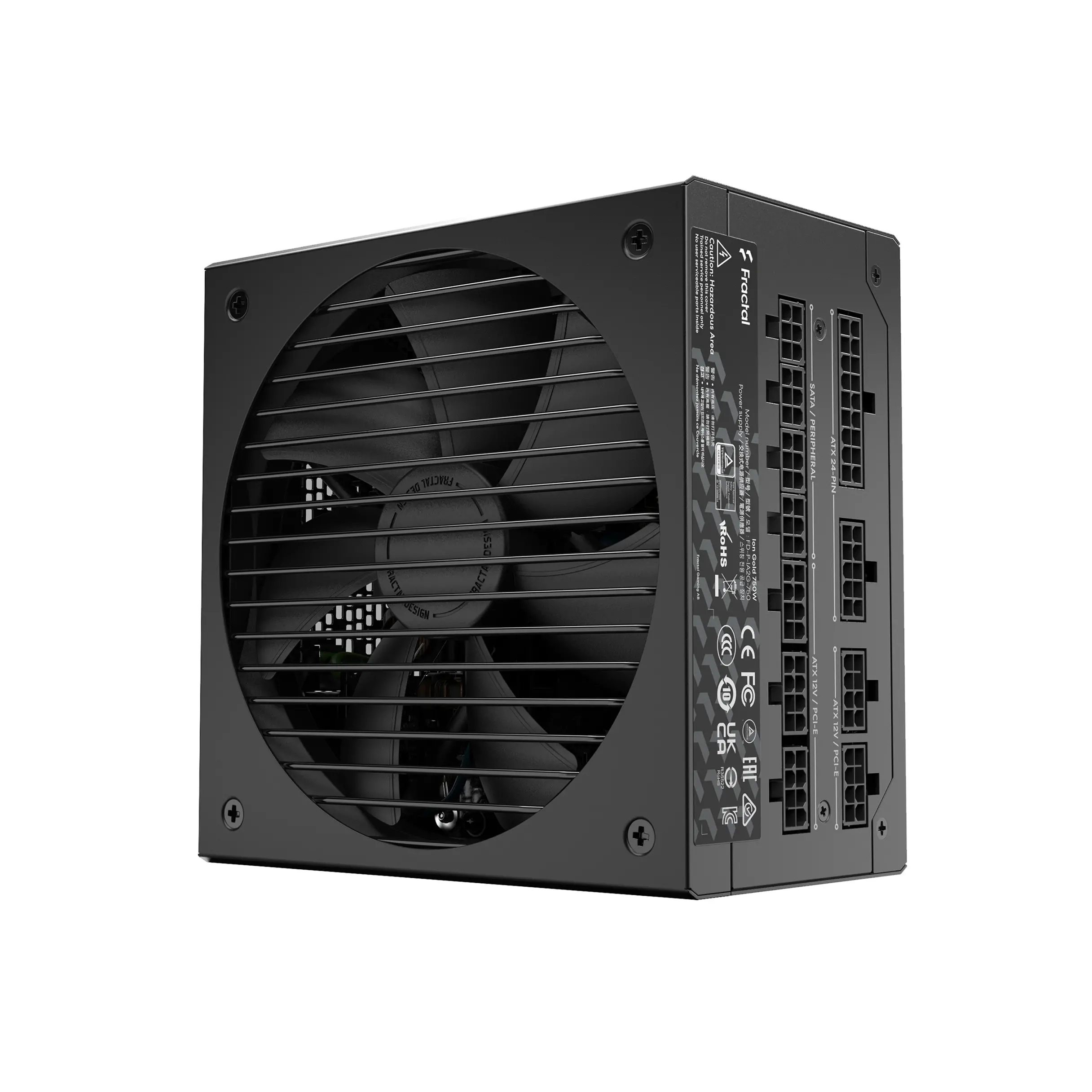 Захранване, FRACTAL DESIGN PSU FD ION 3 GOLD 750 BLACK - image 2