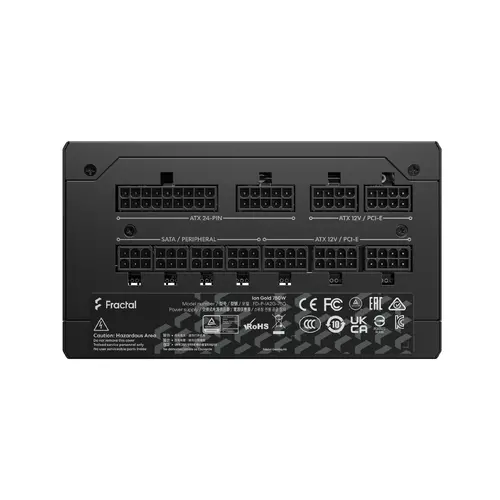 Захранване, FRACTAL DESIGN PSU FD ION 3 GOLD 750 BLACK - image 3