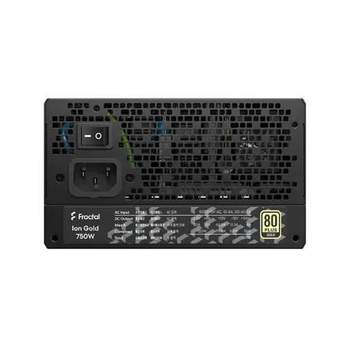 Захранване, FRACTAL DESIGN PSU FD ION 3 GOLD 750 BLACK - image 4