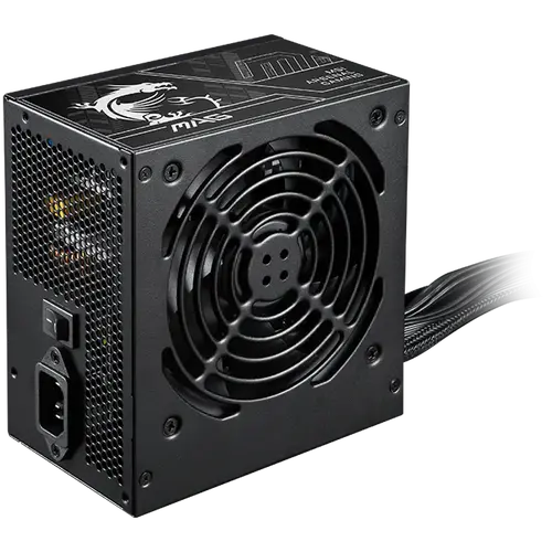 MSI MAG A650BN PCIE5 II, 650W, 80 Plus Bronze, 120mm Low Noise Fan, Protections: OVP/OCP/SCP/OPP/UVP, Dimensions: 150mmx140mmx86mm, 5Y Warranty - image 1