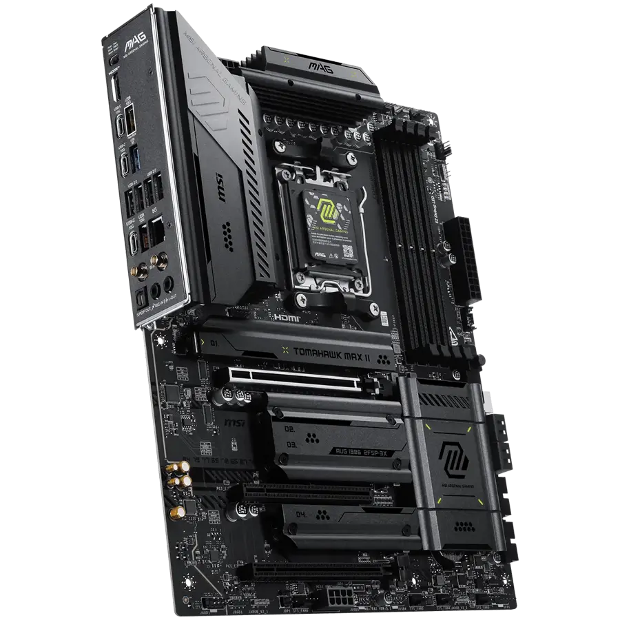MSI MAG B850 TOMAHAWK MAX WIFI II, ATX, Socket AM5, 4x DDR5 Dual Channel DDR5 până la 8400(OC)MHz, 3x slot PCIe 3.0 x16, 4x slot M.2, 4x USB 2.0 - image 1