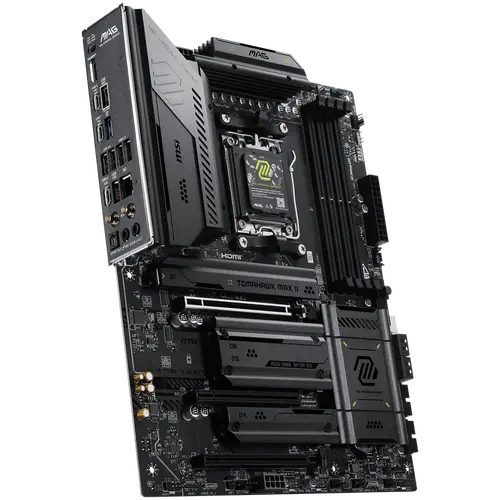 MSI MAG B850 TOMAHAWK MAX WIFI II, ATX, Socket AM5, 4x DDR5 Dual Channel DDR5 până la 8400(OC)MHz, 3x slot PCIe 3.0 x16, 4x slot M.2, 4x USB 2.0 - 2