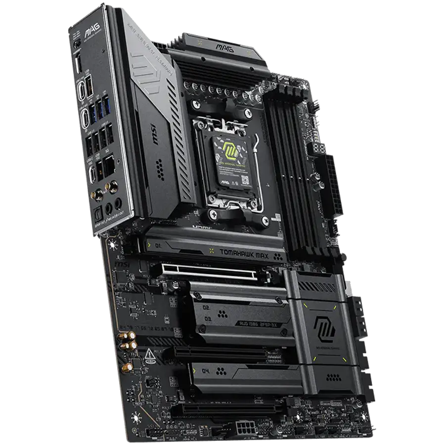 MSI MAG X870E TOMAHAWK MAX WIFI, ATX, Socket AM5, 4x DDR5 Dual Channel DDR5 până la 8400(OC)MHz, 3x slot PCIe 3.0 x16, 4x slot M.2, 4x USB 2.0, 3x USB - image 1