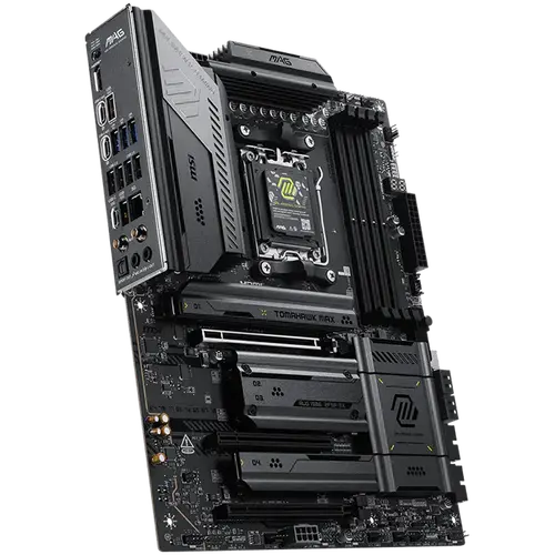 MSI MAG X870E TOMAHAWK MAX WIFI, ATX, Socket AM5, 4x DDR5 Dual Channel DDR5 până la 8400(OC)MHz, 3x slot PCIe 3.0 x16, 4x slot M.2, 4x USB 2.0, 3x USB - 2