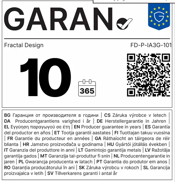 Захранване, FRACTAL DESIGN PSU FD ION 3 GOLD 1000 WHITE - image 6
