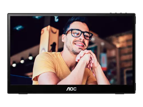 Монитор, AOC 16T3EA, 15.6" IPS WLED, 1920x1080@60Hz, 4ms GtG, 250cd m/2, 700:1, 50M:1 DCR, USB-C 3.2x1 Монитор, AOC 16T3EA, 15.6" IPS WLED, 1920x1080@60Hz, 4ms GtG, 250cd m/2, 700:1, 50M:1 DCR, USB-C 3.2x1