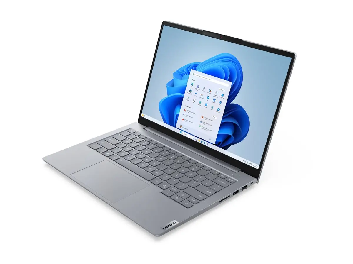 Лаптоп, Lenovo ThinkBook 14 G8 IntelCore Ultra 5 135H, 14C (up to 4.6GHz, 18MB), 16GB DDR5-5600, 1TB SSD, 14" WUXGA (1920x1200) IPS AG, Intel Arc Graphics, 1080p&IR Cam, Backlit KB, 3 cell, WLAN, BT, FPR, DOS, 3Y Onsite - image 2