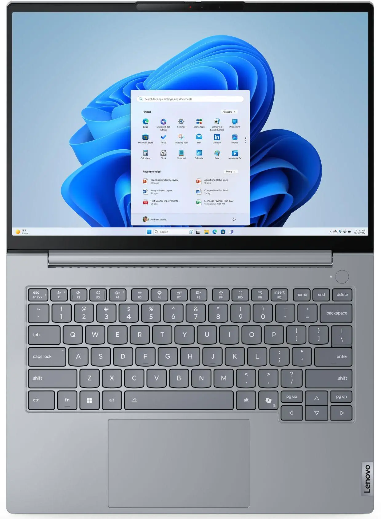 Λάπτοπ, Lenovo ThinkBook 14 G8 IntelCore Ultra 5 135H, 14C (έως 4.6GHz, 18MB), 16GB DDR5-5600, 1TB SSD, 14" WUXGA (1920x1200) IPS AG, Intel Arc - image 4