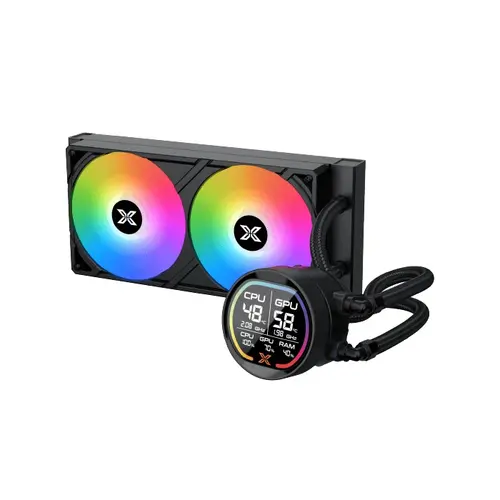 Xigmatek водно охлаждане Water Cooling LK Pro 240 Digital - 2.7 inch Digital LCD Display - image 1