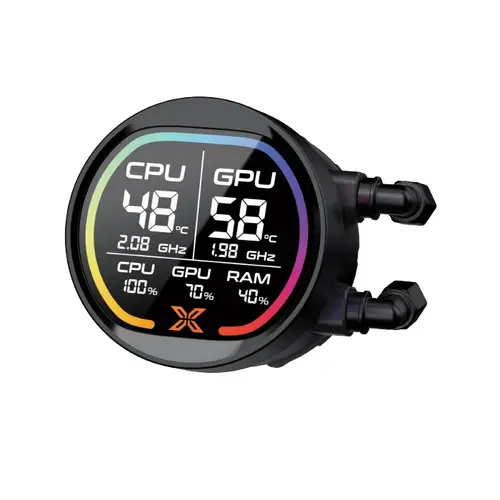 Xigmatek водно охлаждане Water Cooling LK Pro 240 Digital - 2.7 inch Digital LCD Display - image 4