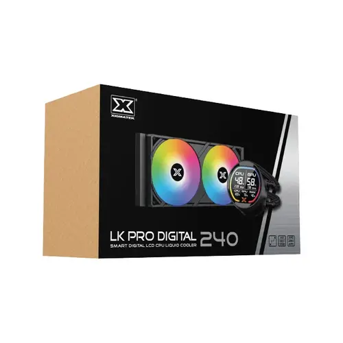 Xigmatek водно охлаждане Water Cooling LK Pro 240 Digital - 2.7 inch Digital LCD Display - image 7