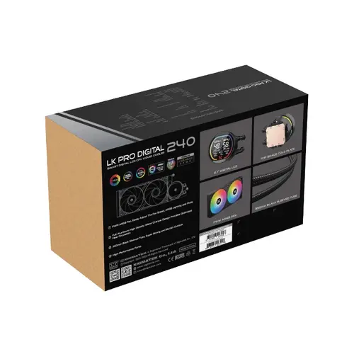 Xigmatek водно охлаждане Water Cooling LK Pro 240 Digital - 2.7 inch Digital LCD Display - image 9