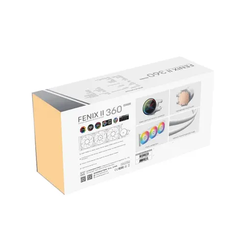 Xigmatek водно охлаждане Water Cooling FENIX II 360 Arctic - Addressable RGB - image 10
