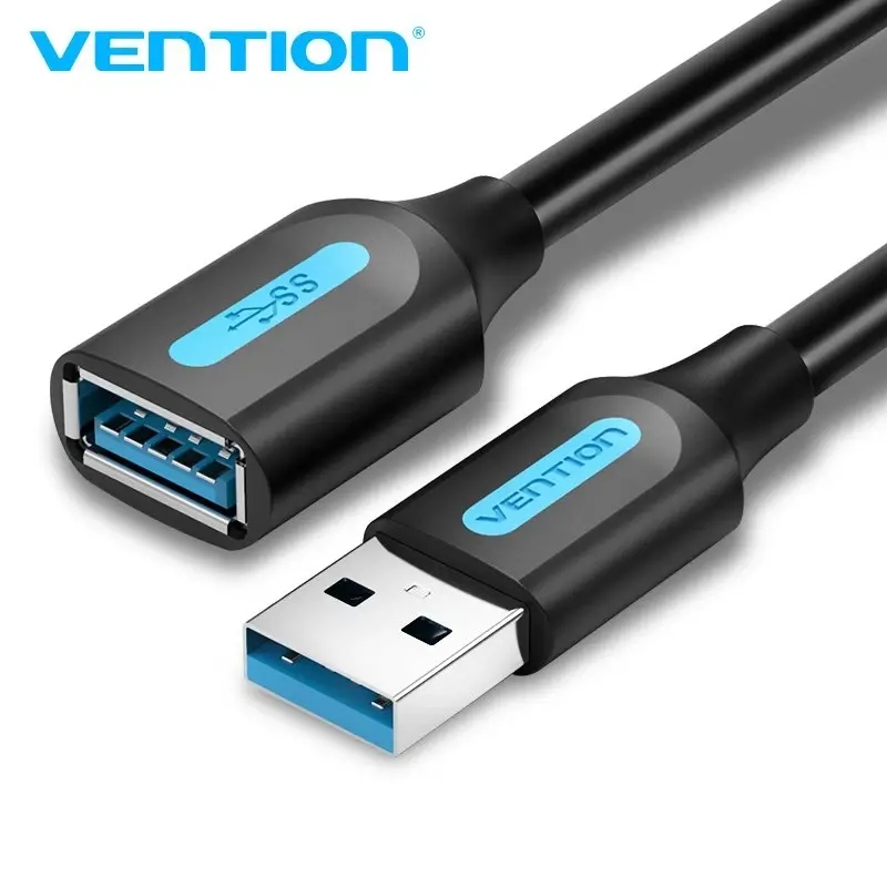 Vention Καλώδιο USB 3.0 Extension AM / AF - 1.0M Μαύρο - CBHBF