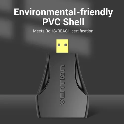 Vention Adaptor Adapter Micro HDMI M / HDMI F Negru - AITB0 - 7
