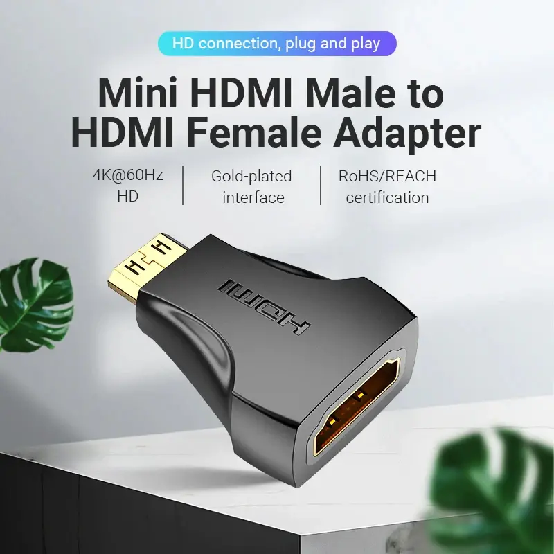 Vention Адаптер Adapter Mini HDMI M / HDMI F - AISB0 - image 2