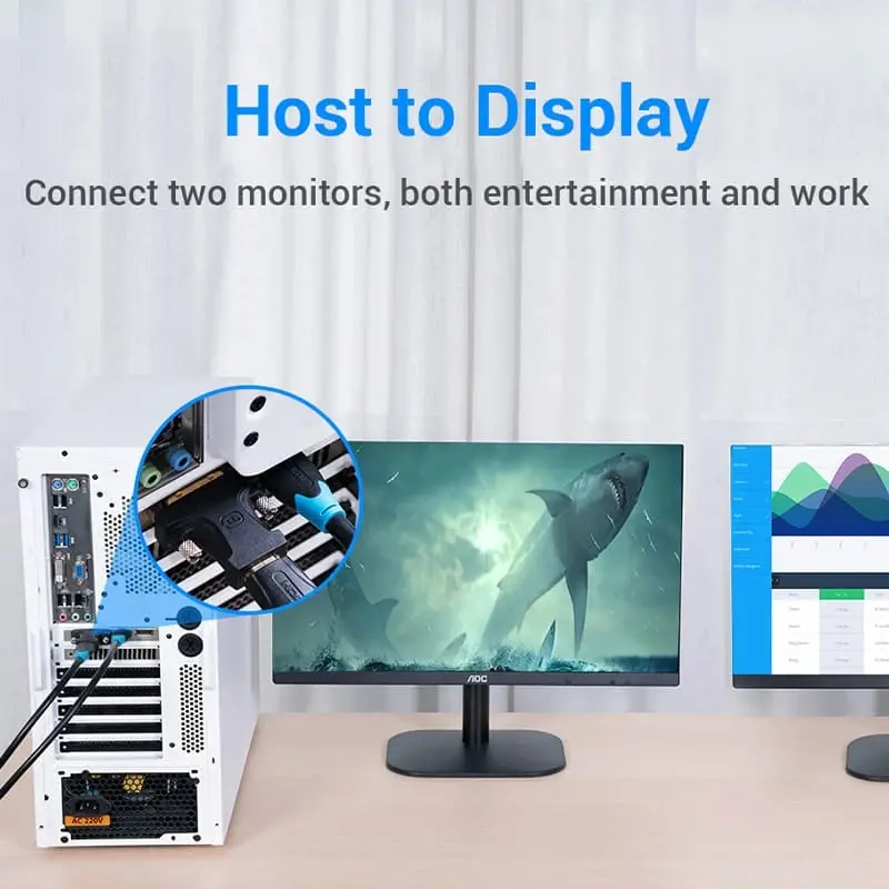 Vention Adaptor DVI M / HDMI F placat cu aur - AILB0 - image 5