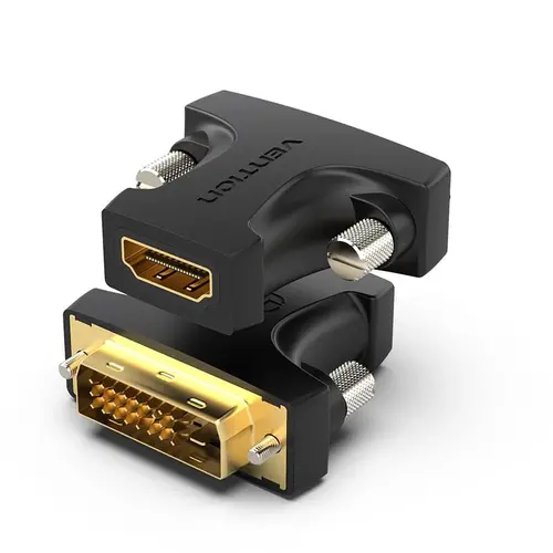 Vention Адаптер Adapter DVI M / HDMI F Gold plated - AILB0 Vention Адаптер Adapter DVI M / HDMI F Gold plated - AILB0