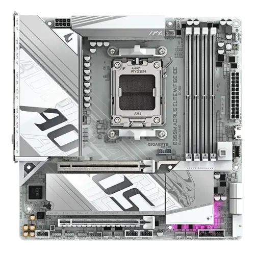 Дънна платка, GIGABYTE GB B850M AORUS ELITE WF6E ICE