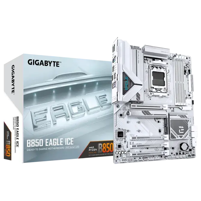 Дънна платка, GIGABYTE GB B850 EAGLE ICE - image 3